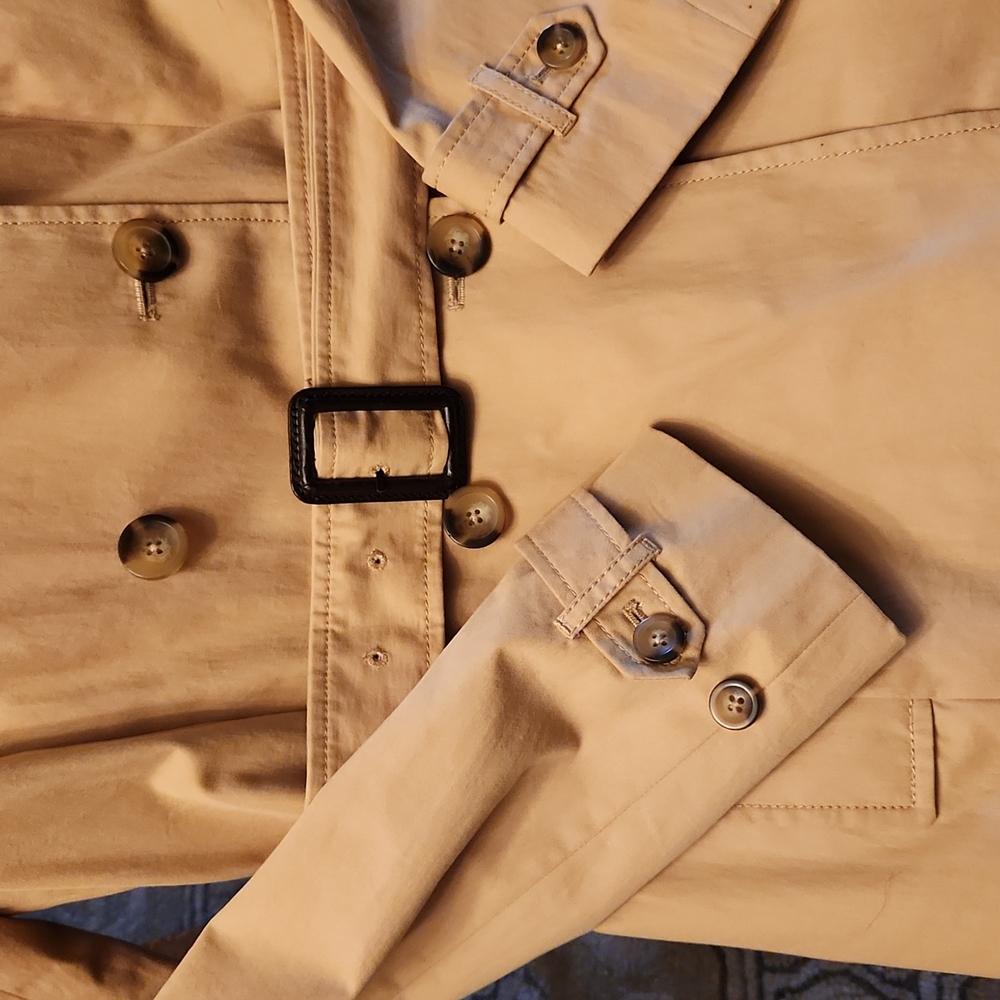 J. Crew trench coat size 0 - Picture 3 of 7